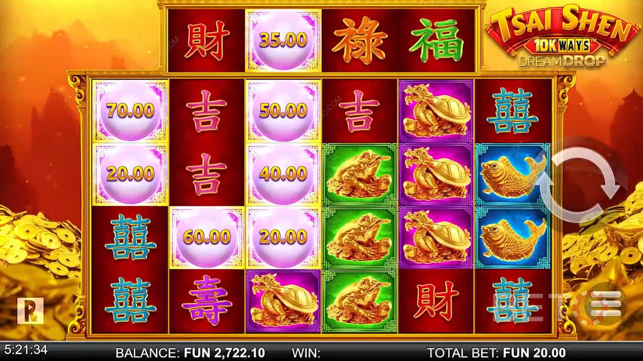 Tsai Shen 10K Ways Dream Drop ফ্রি খেলুন