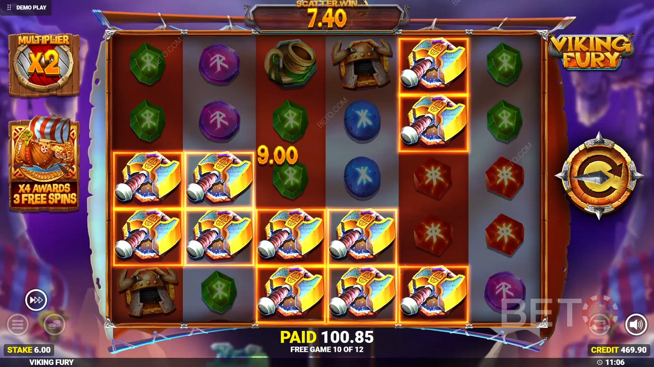 Viking Fury Spinfinity অনলাইন স্লটে আপনার বাজি 10,000x জিতুন!