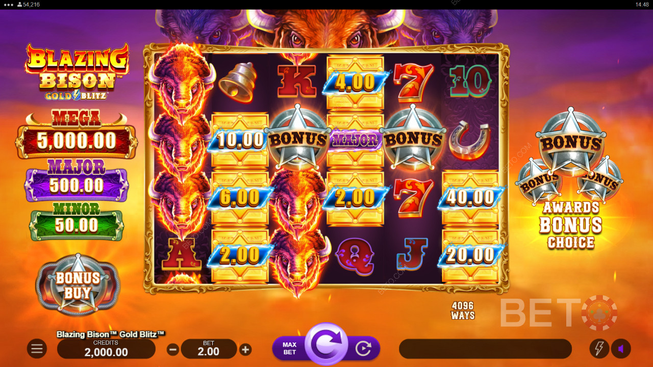 Blazing Bison Gold Blitz ফ্রি খেলুন