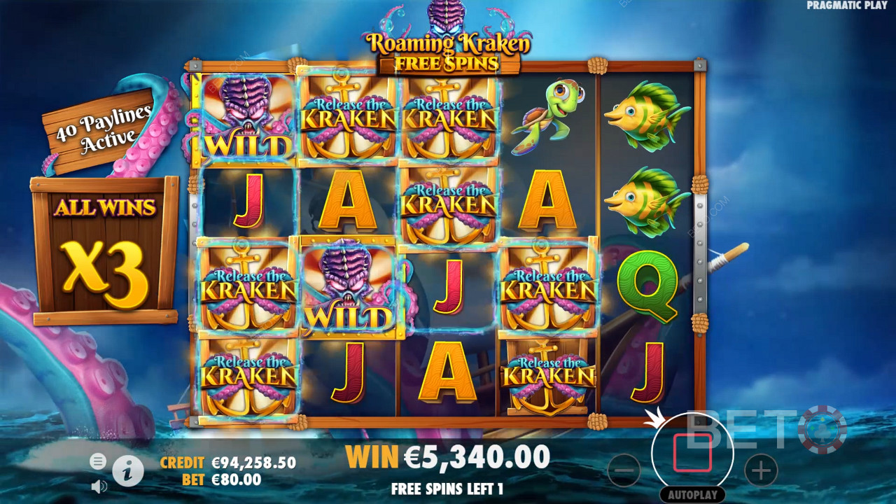 Release the Kraken (Pragmatic Play) ফ্রি খেলুন