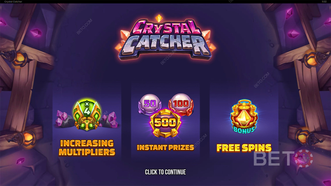 Push Gaming দ্বারা ক্রিস্টাল ক্যাচারে বোনাস বৈশিষ্ট্যগুলি ব্যাখ্যা করা হয়েছে