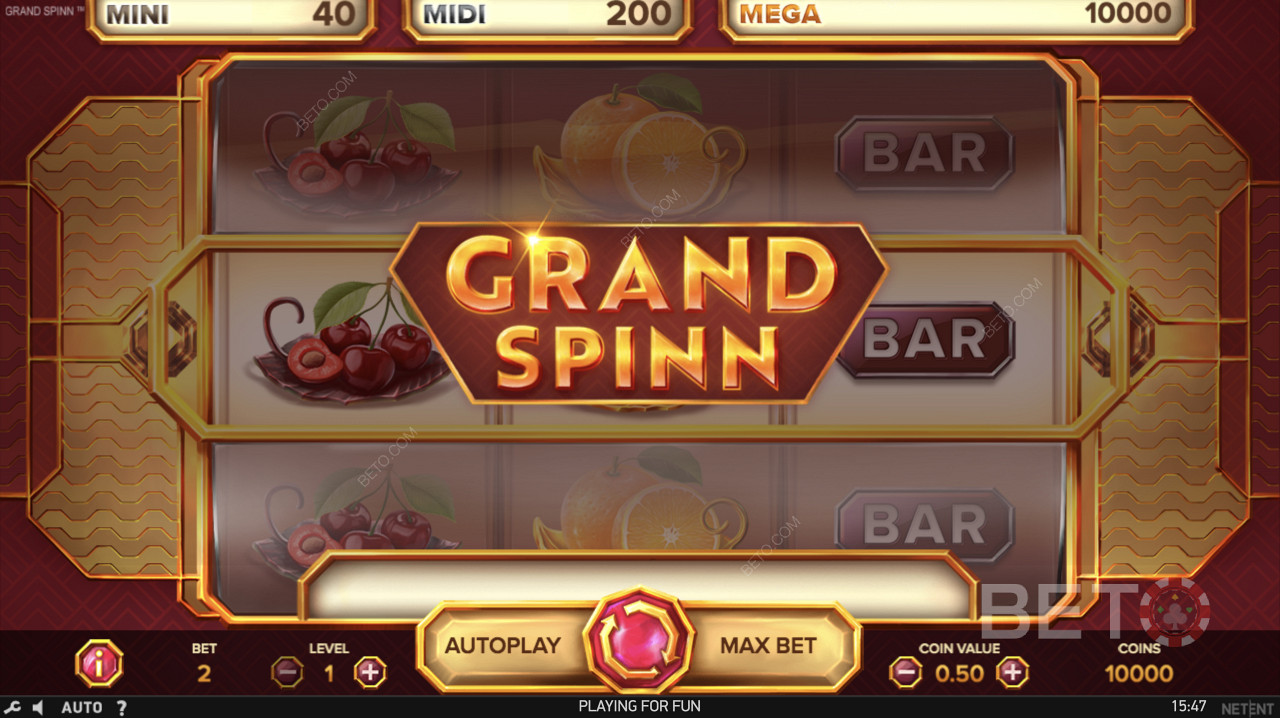 Grand Spinn Superpot ক্লাসিক হোমস্ক্রিন