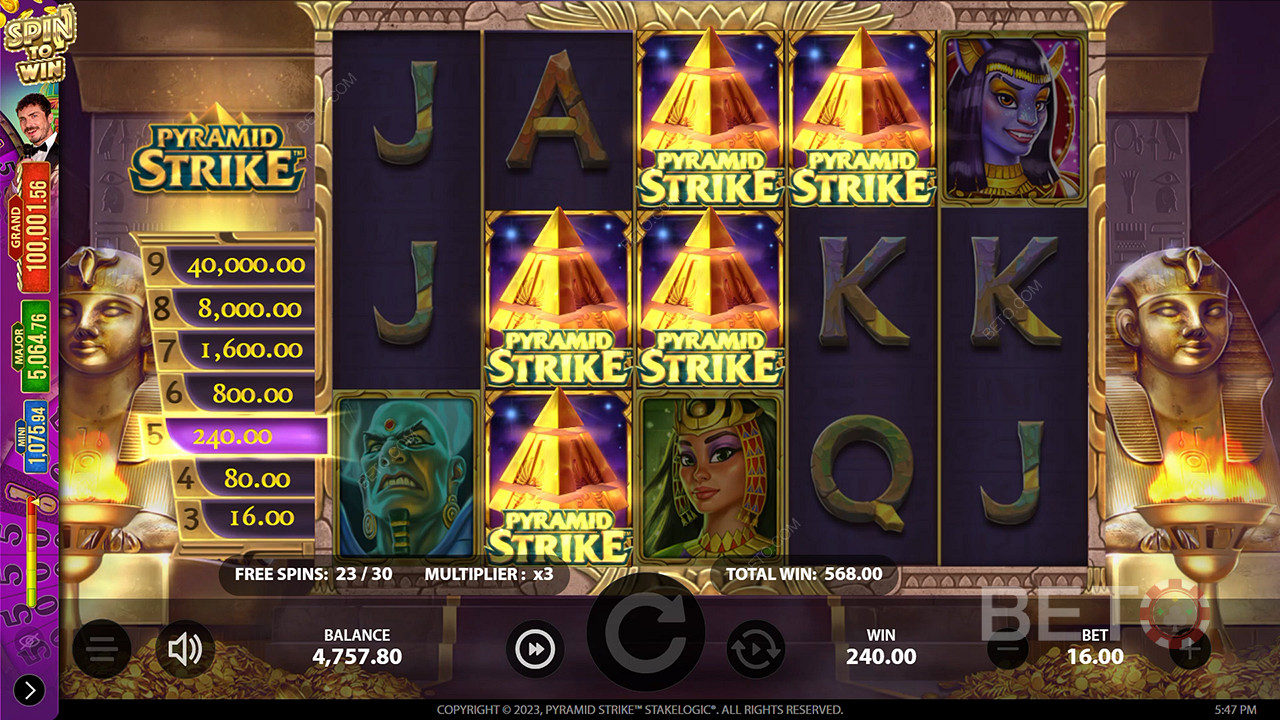 Pyramid Strike ফ্রি খেলুন