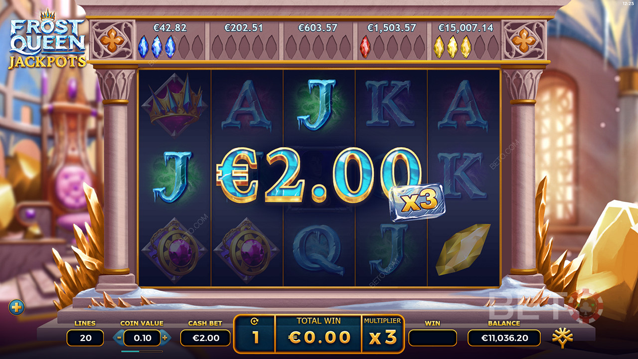 Frost Queen Jackpots জ্যাকপট ফ্রি স্পিন বিশেষ বৈশিষ্ট্য