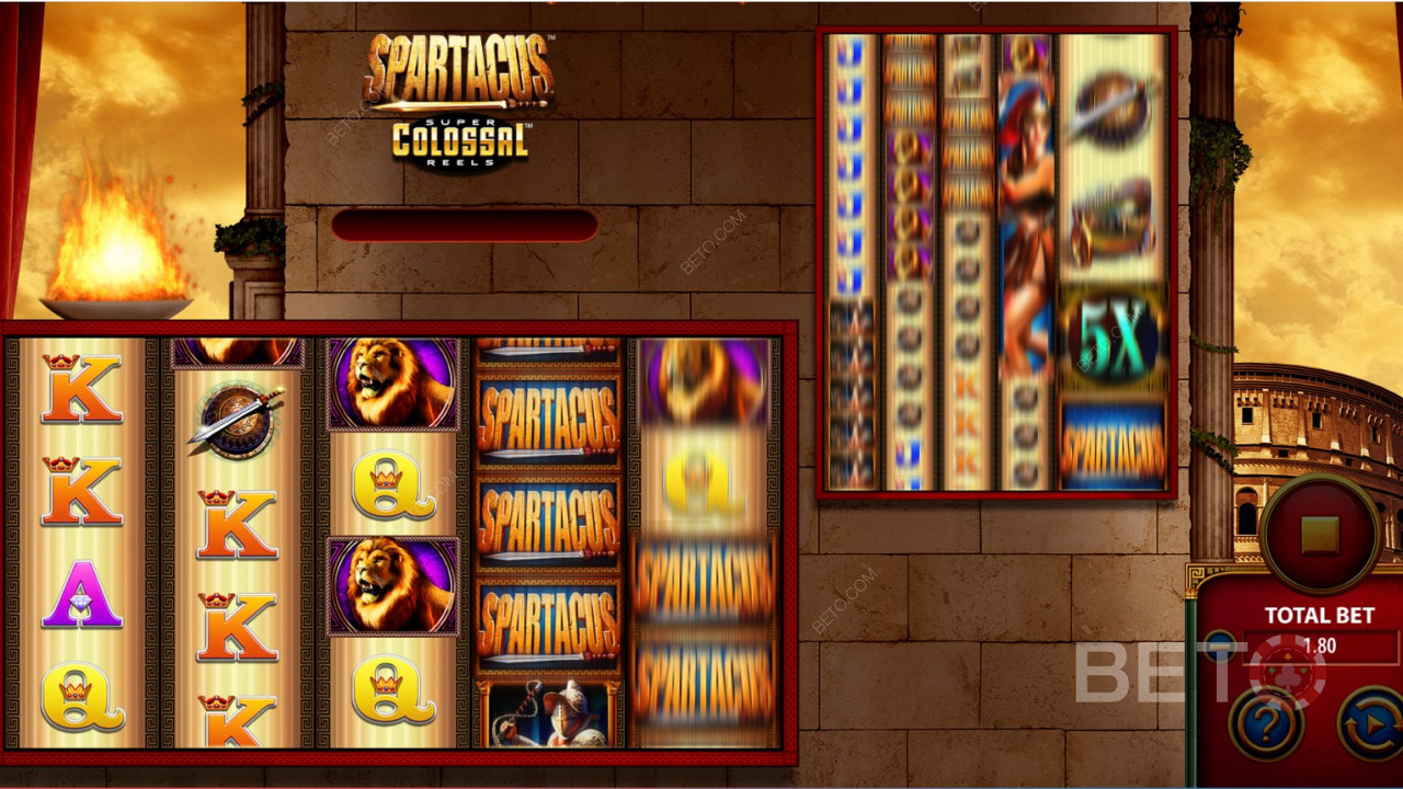 Spartacus Super Colossal Reels ভিডিও স্লট