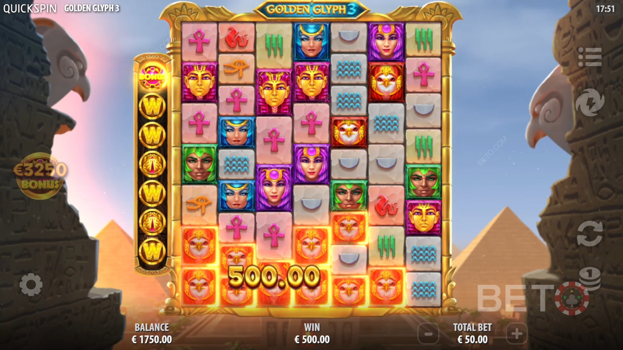 BETO স্লট দ্বারা Golden Glyph 3 পর্যালোচনা