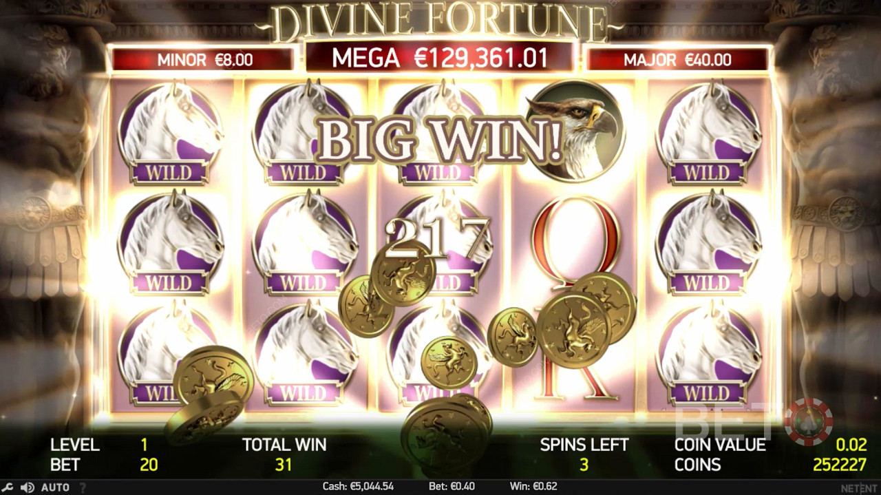 Divine Fortune বড় জয়