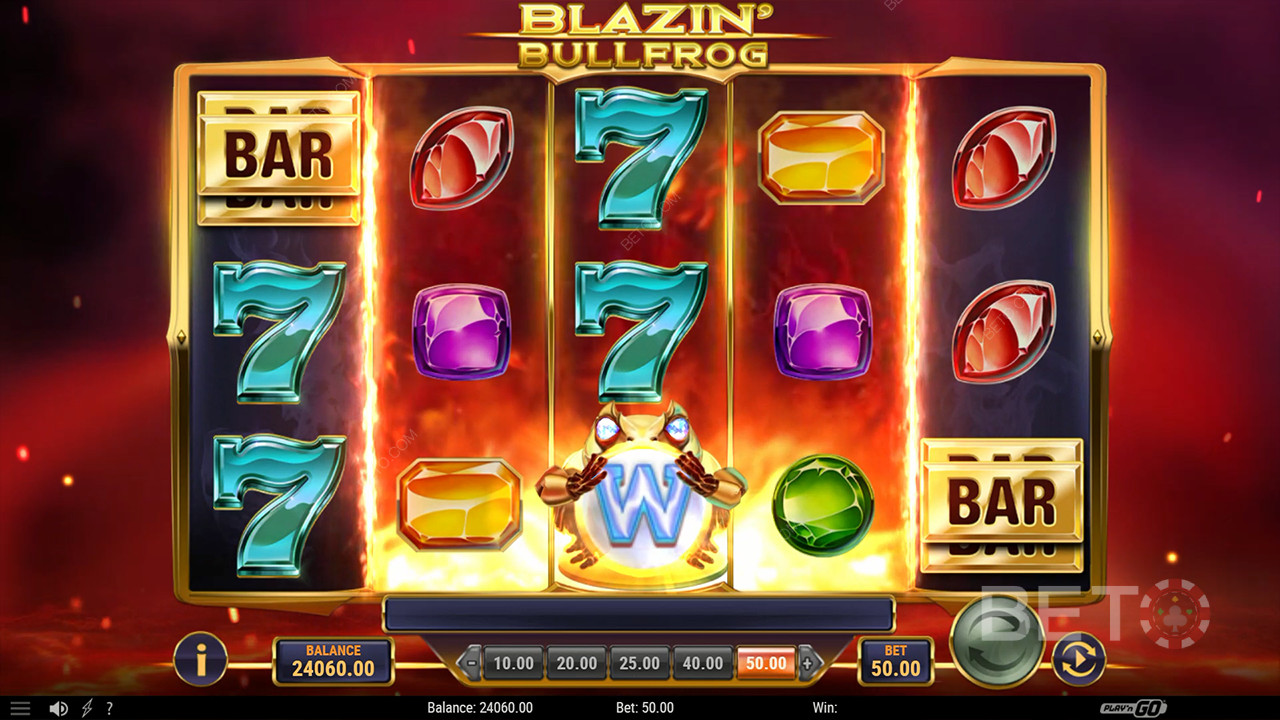 BETO স্লট দ্বারা Blazin Bullfrog পর্যালোচনা