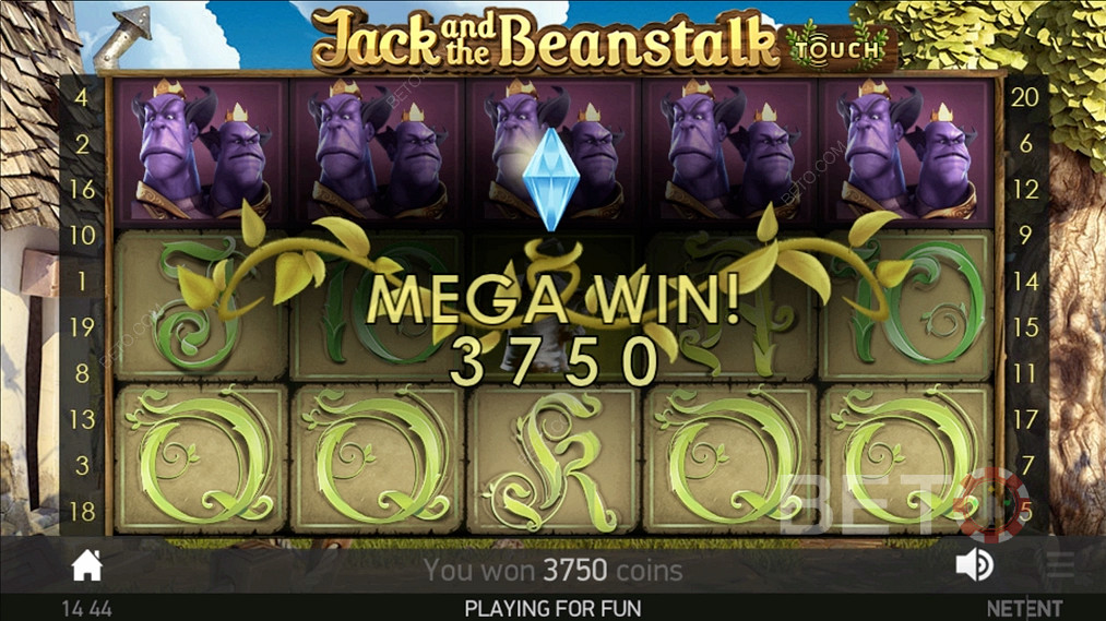 Jack and the Beanstalk একটি লাভজনক মেগা জয়
