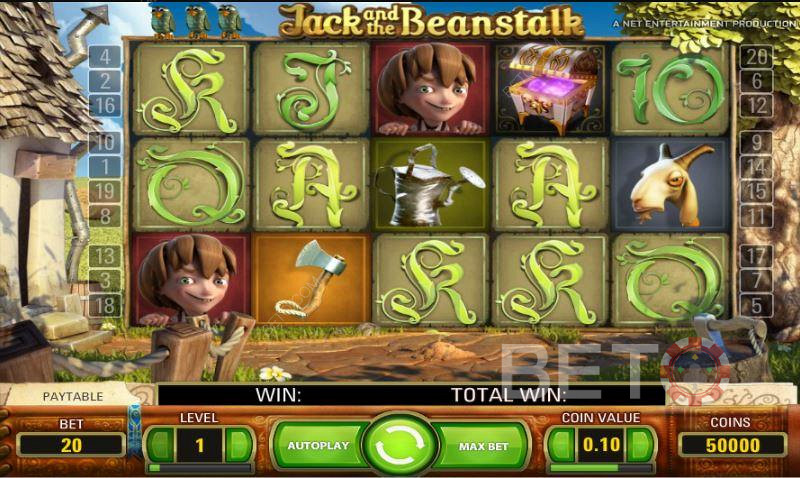 Jack and the Beanstalk বিভিন্ন নিয়মিত কম অর্থপ্রদানের প্রতীক