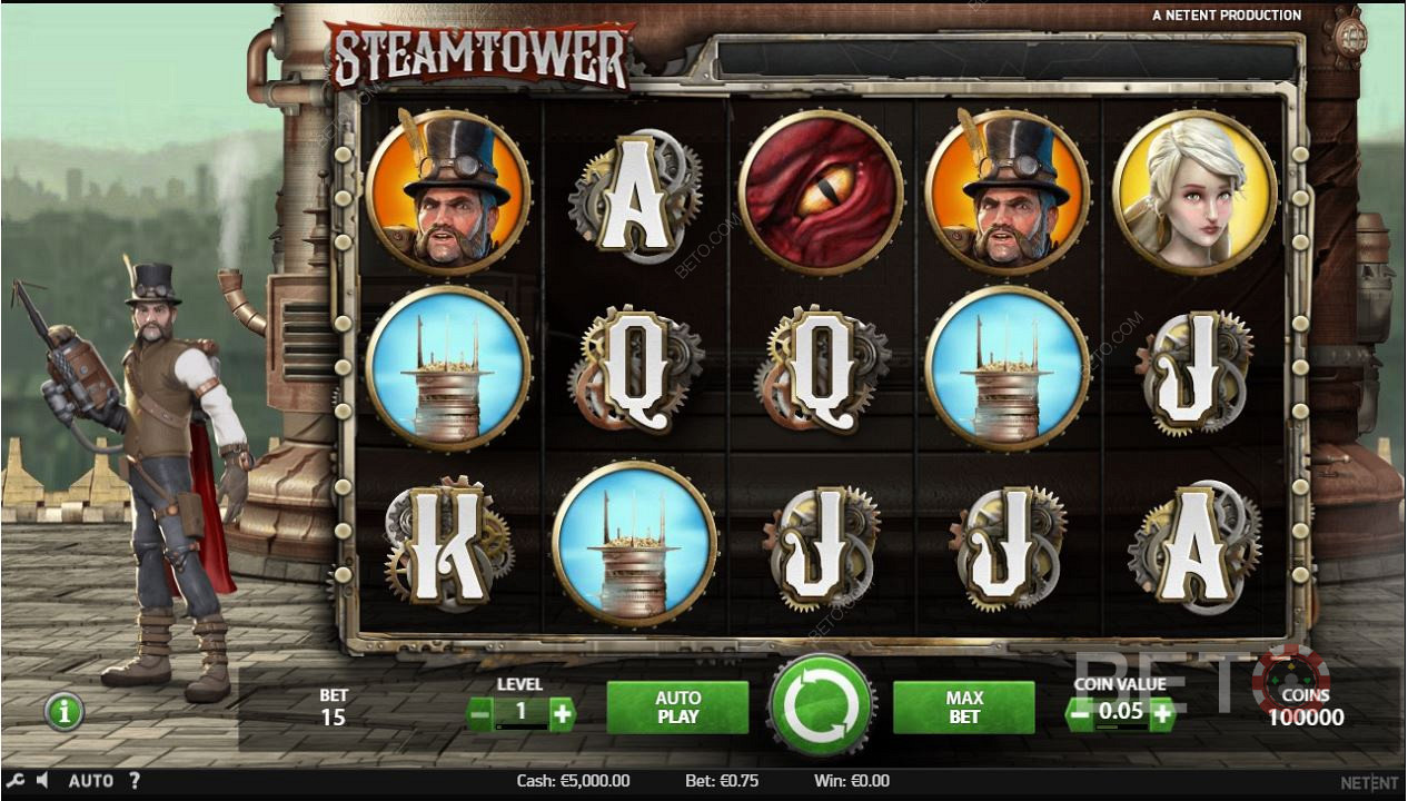 গেমপ্লে - Steam Tower দিয়ে শীর্ষে যান