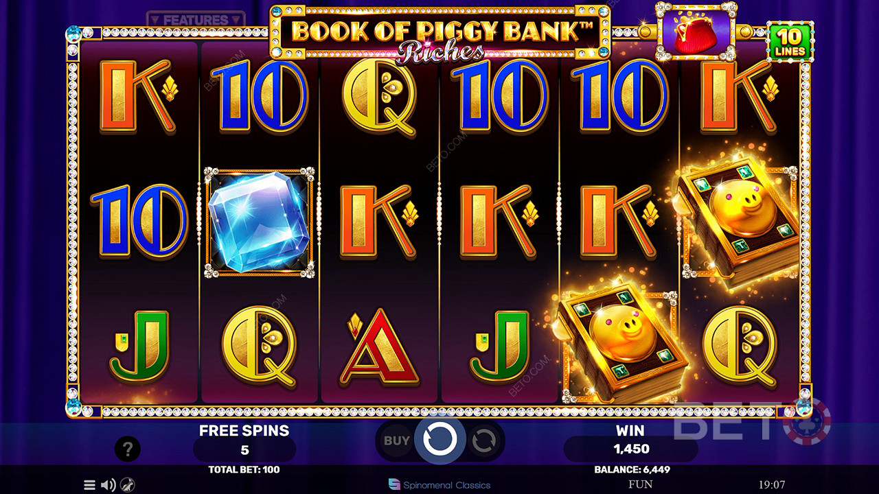 Book Of Piggy Bank - Riches ফ্রি খেলুন