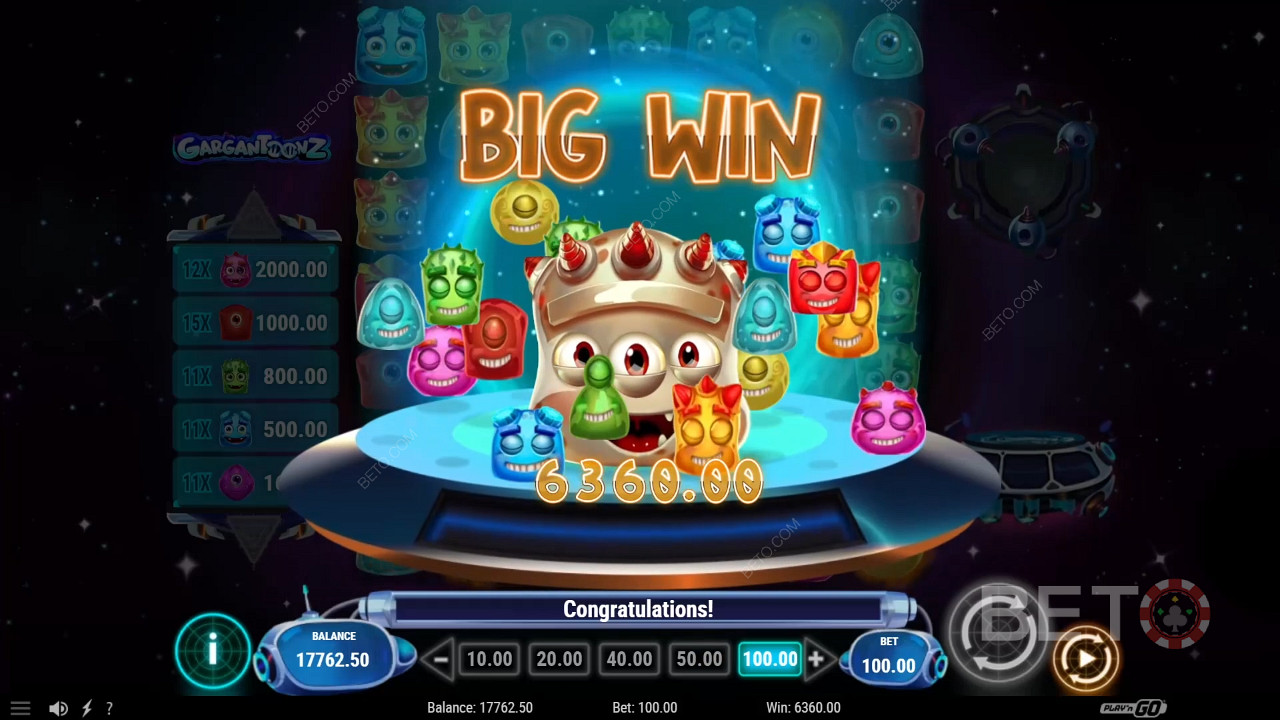 Gargantoonz ভিডিও স্লটে আপনার বাজি 7,000x জিতুন!