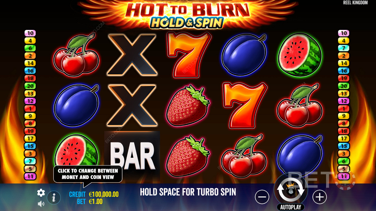 Hot To Burn Hold And Spin ফ্রি খেলুন