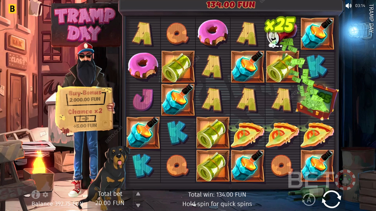 কিভাবে BGaming এর ট্র্যাম্প ডে খেলবেন