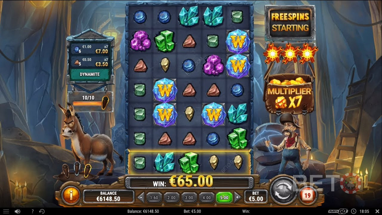 Miner Donkey Trouble ল্যান্ডিং একটি বিশেষ বোনাস