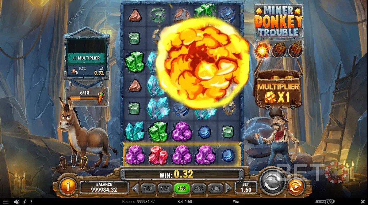 Miner Donkey Trouble একটি ভাল পেআউট জয়