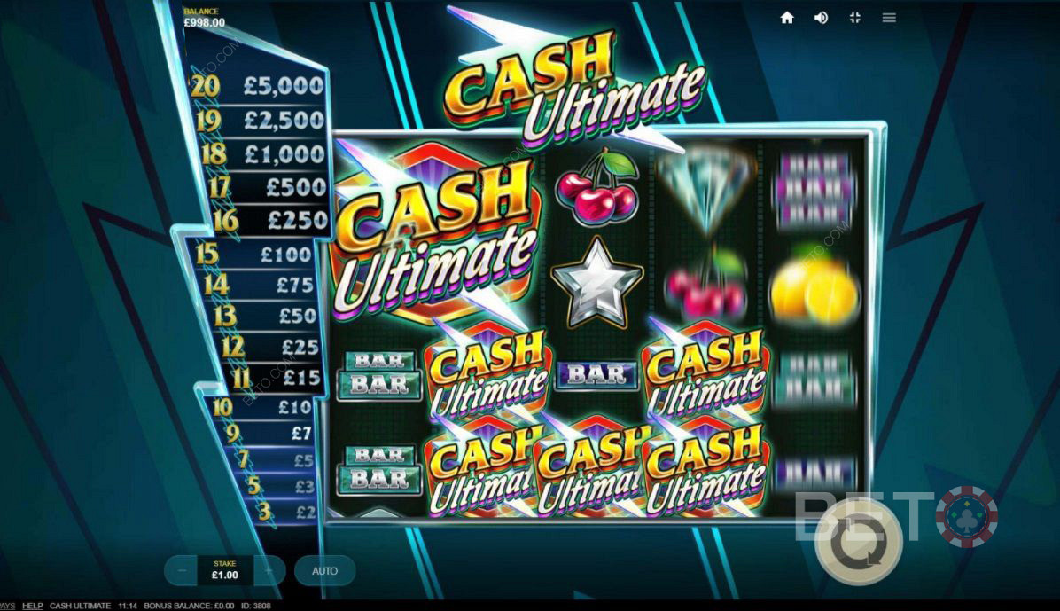 Cash Ultimate এ স্ক্যাটার চিহ্ন