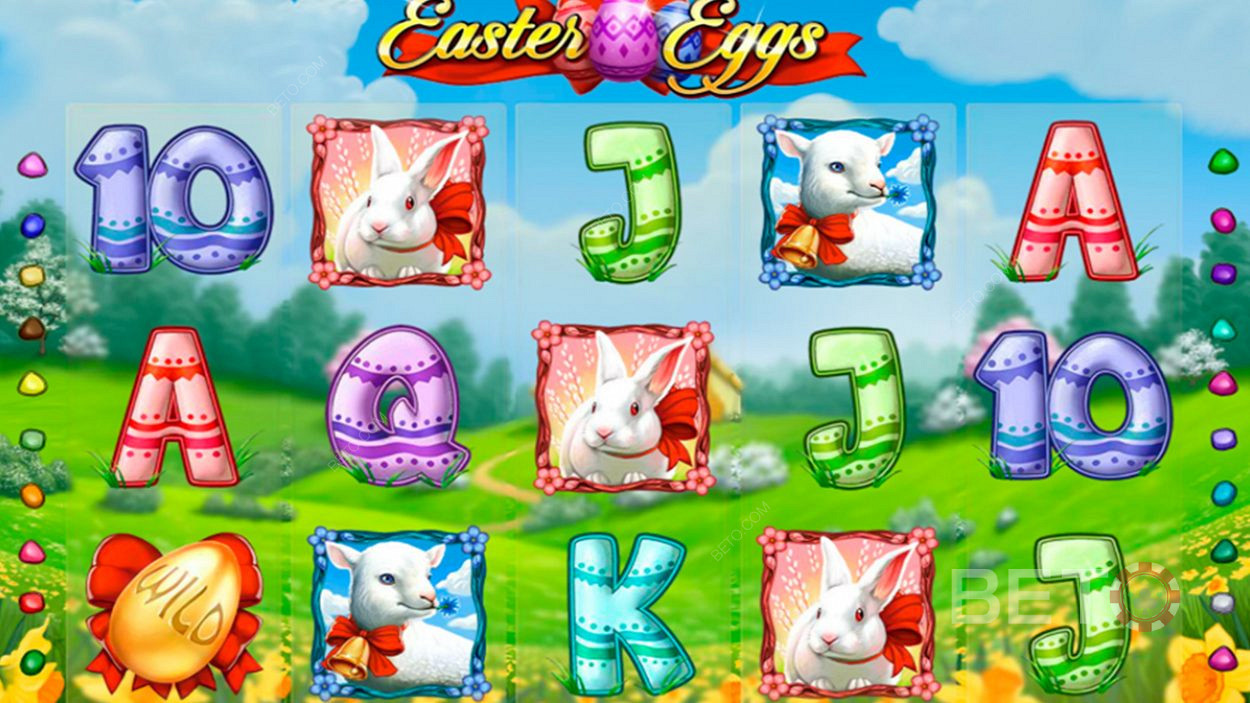 আপনি Easter Eggs স্লট মেশিনে 20টি প্লে লাইন এবং 5টি রিল পাবেন