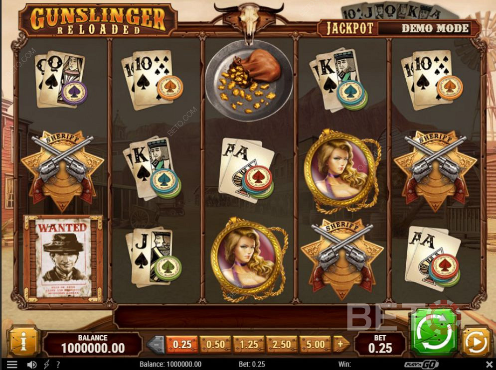 Gunslinger: পুনরায় লোড করা অনলাইন স্লট