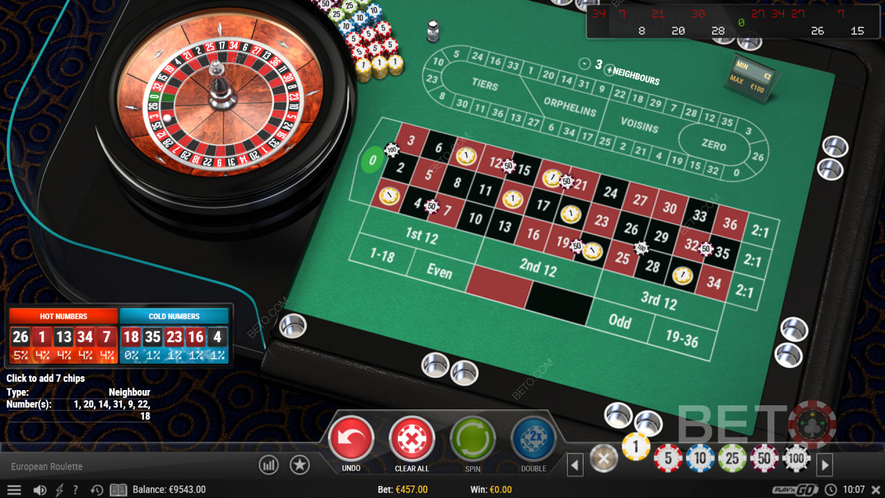 European Roulette Pro টেবিল গেম