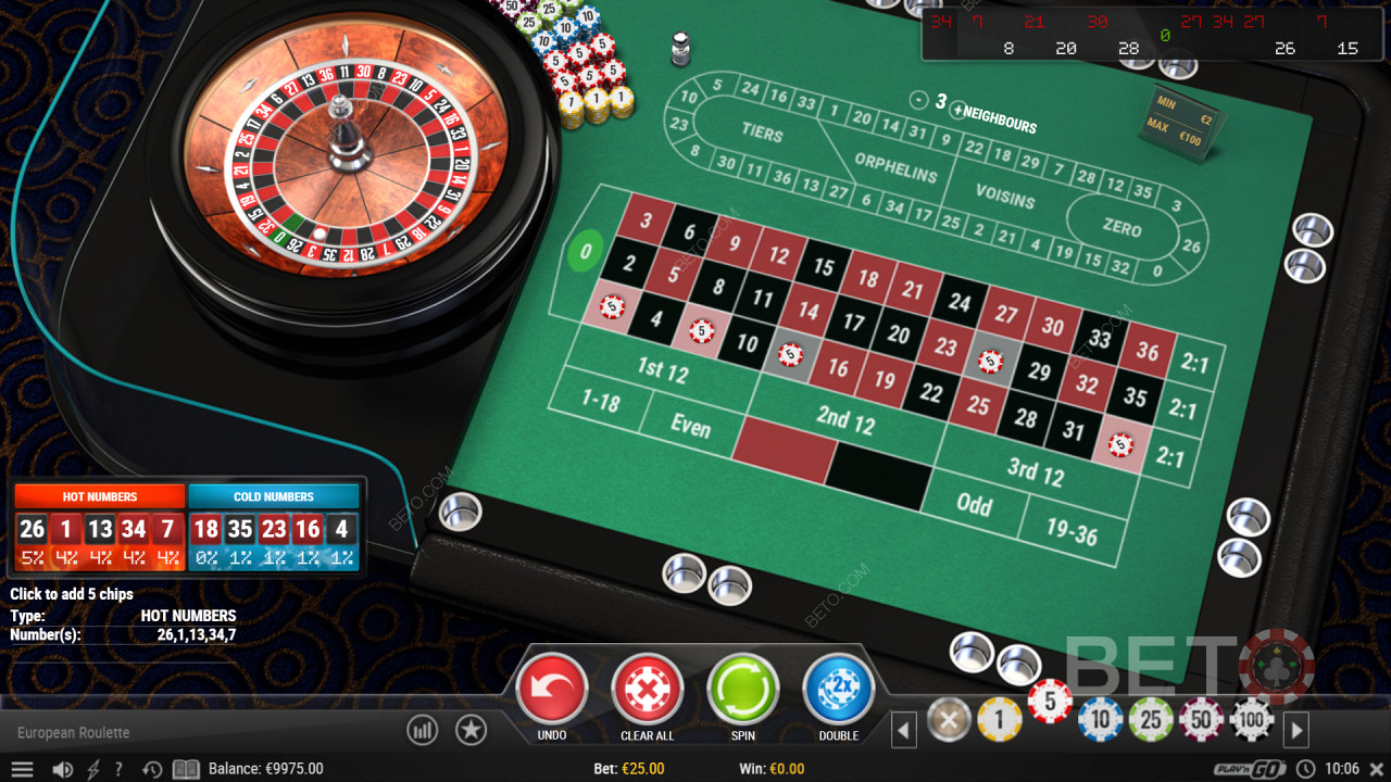 European Roulette Pro টেবিল গেম