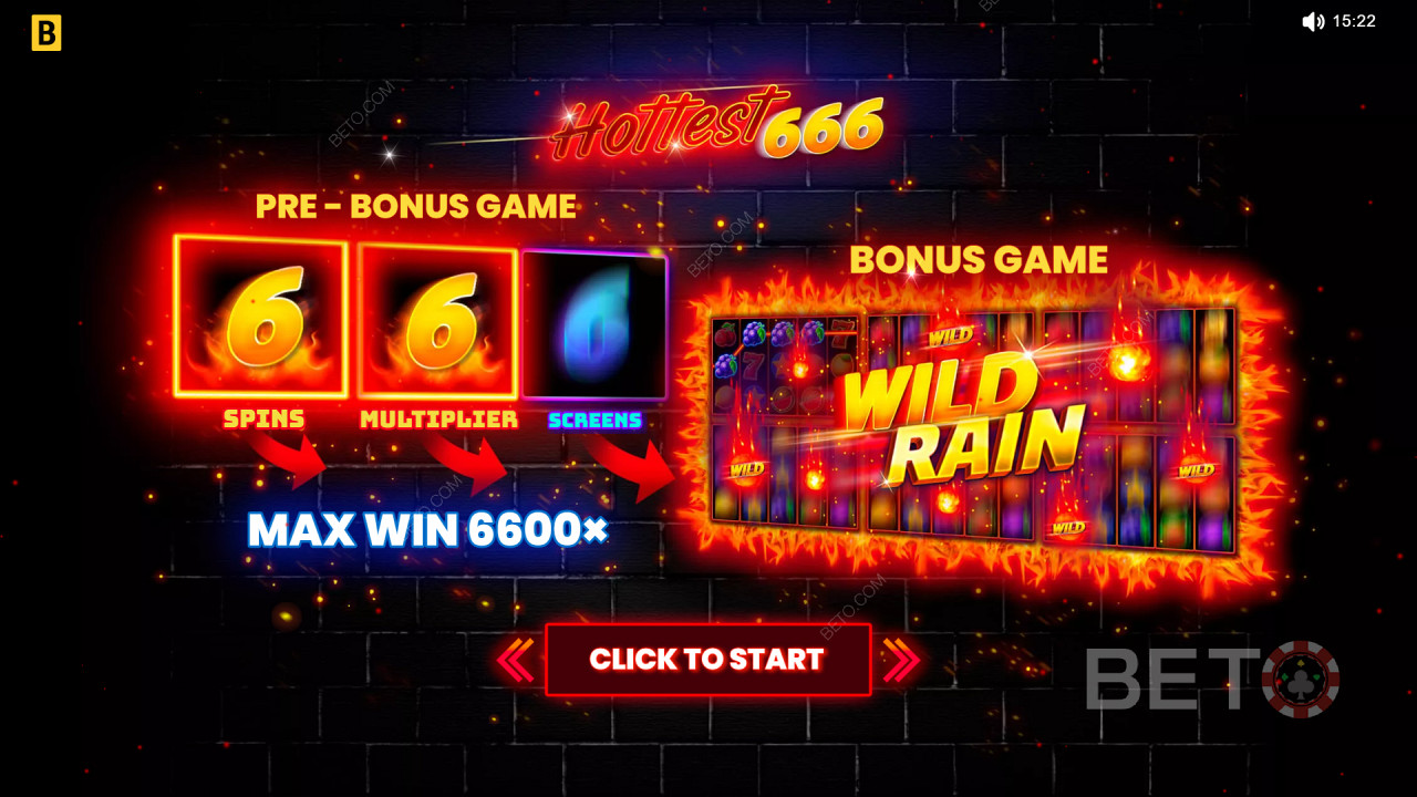 বোনাস বৈশিষ্ট্য BGAMING দ্বারা হটেস্ট 666-এ ব্যাখ্যা করা হয়েছে