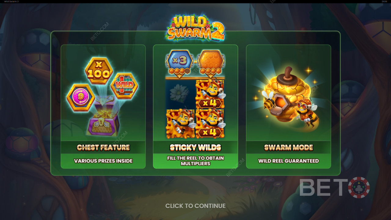 Push Gaming দ্বারা Wild Swarm 2-এ বোনাস বৈশিষ্ট্যগুলি ব্যাখ্যা করা হয়েছে