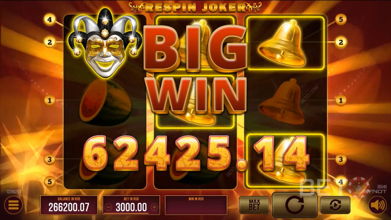 Respin Joker গেমে আপনার 500 গুণ পর্যন্ত জিতুন