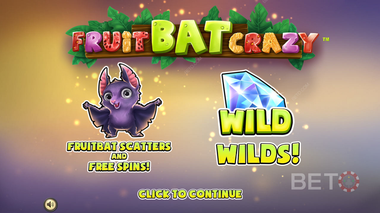 Fruit Bat Crazy - একটি কিউট ফ্রুট ব্যাট আপনাকে ওয়াইল্ড, স্ক্যাটার এবং ফ্রি স্পিনগুলির সাথে প্রচুর মজা দেয়