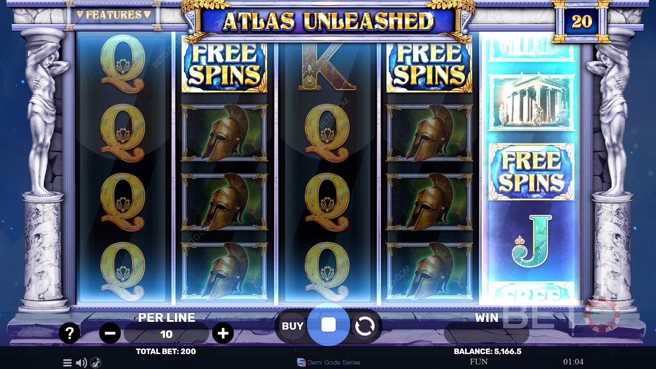 BETO স্লট দ্বারা Atlas Unleashed পর্যালোচনা