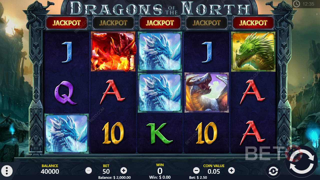 ফ্যান্টাসি ভরা স্লট - Dragons of the North