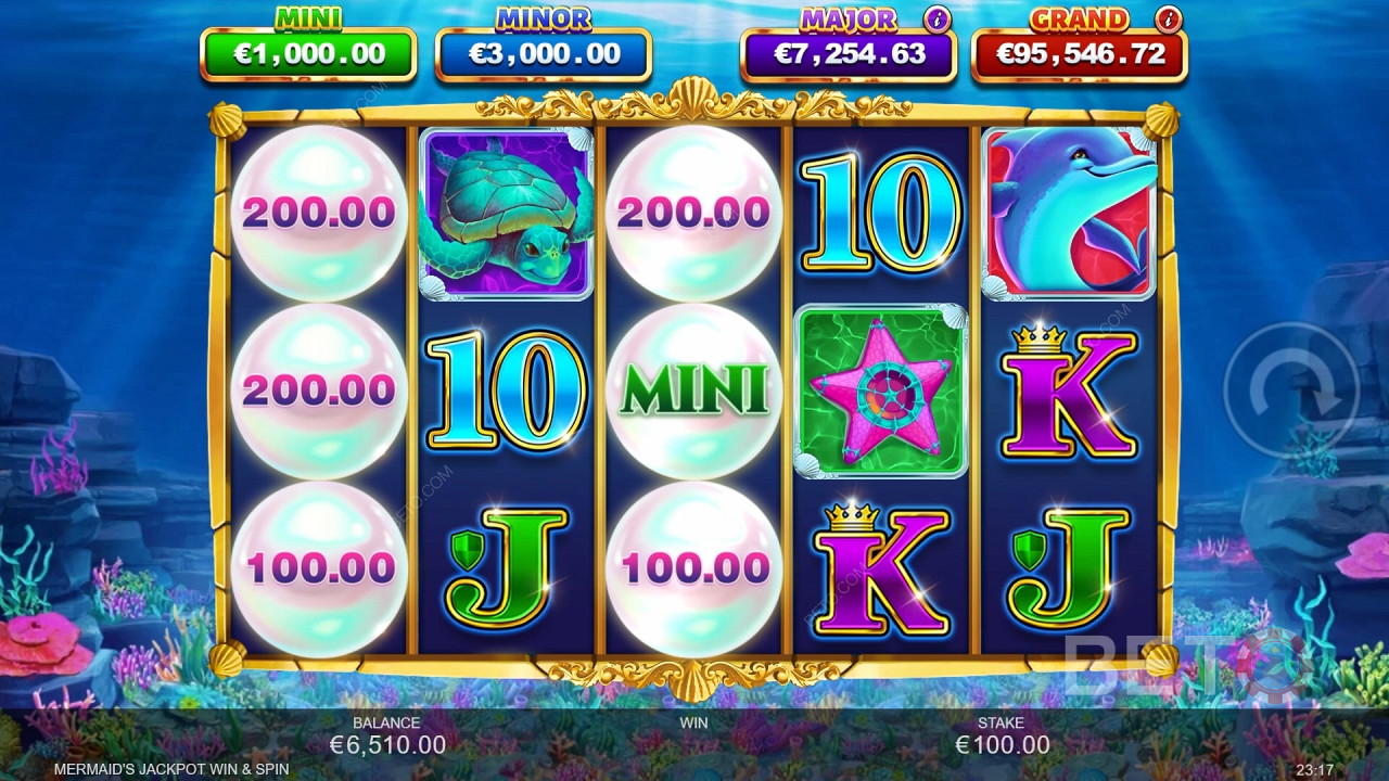 Mermaid's Jackpot Win & Spin ফ্রি খেলুন