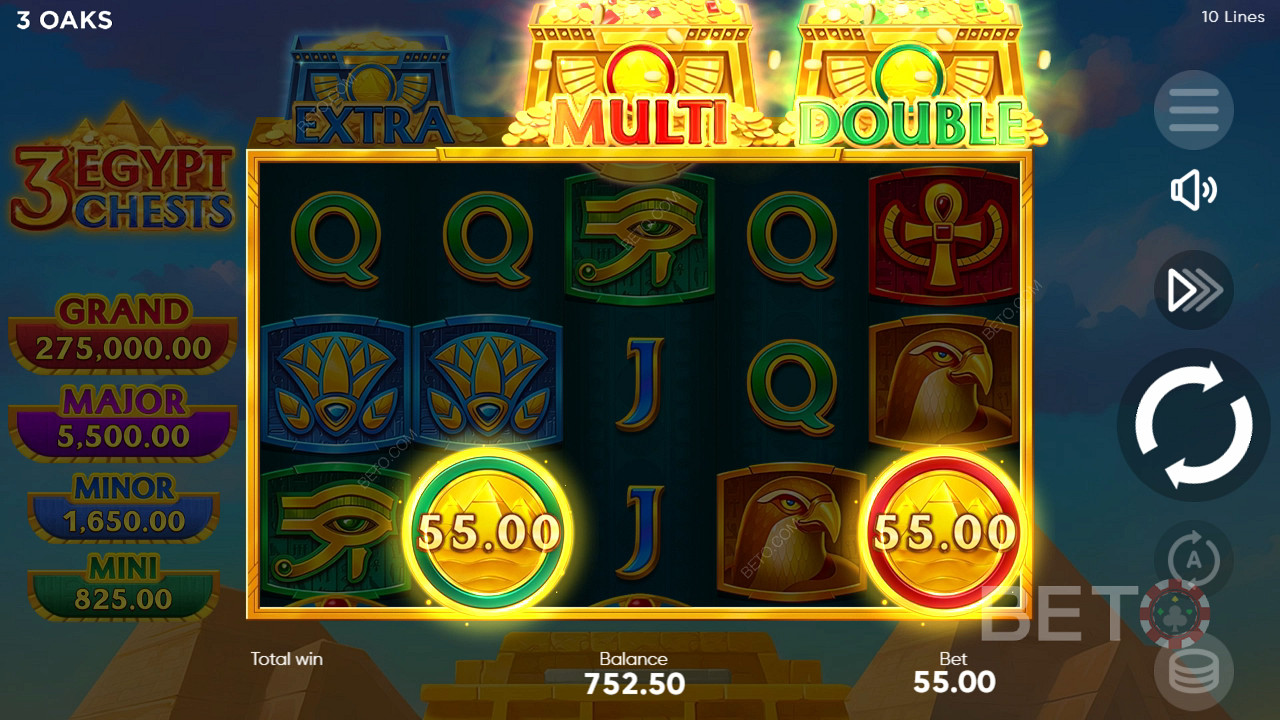 3 Egypt Chests ফ্রি খেলুন