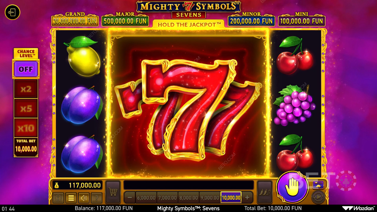 Mighty Symbols: Sevens Review by BETO Slots
