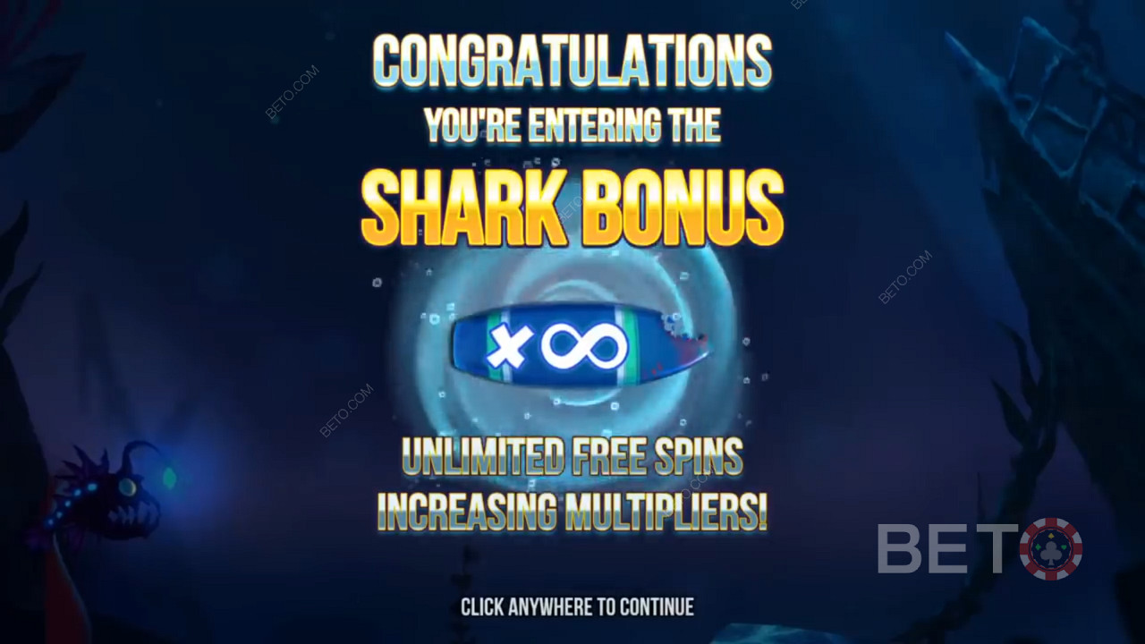 Razor Shark স্লটে ফ্রি স্পিন