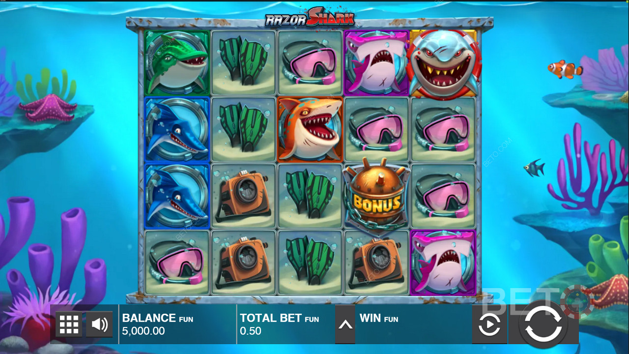 Razor Shark ফ্রি খেলুন