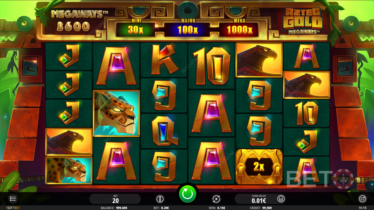 Aztec Gold Megaways অনলাইন স্লট