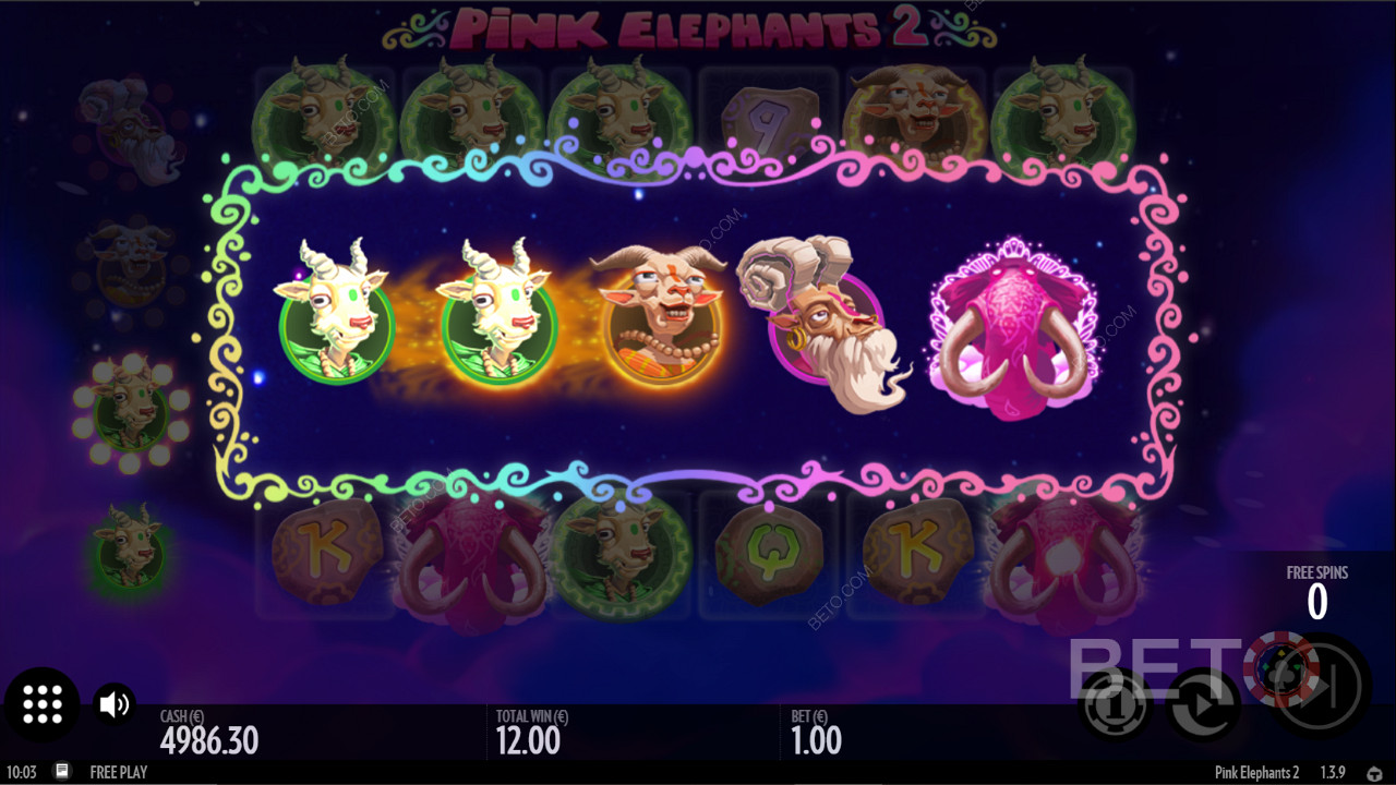 Pink Elephants 2 এ কুল প্রতীক বোনাস আপগ্রেড করছে