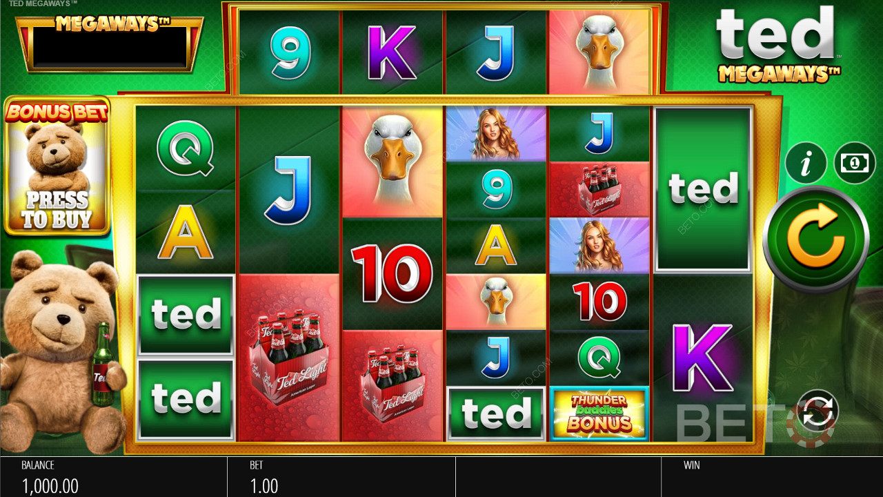 Ted Megaways ফ্রি খেলুন