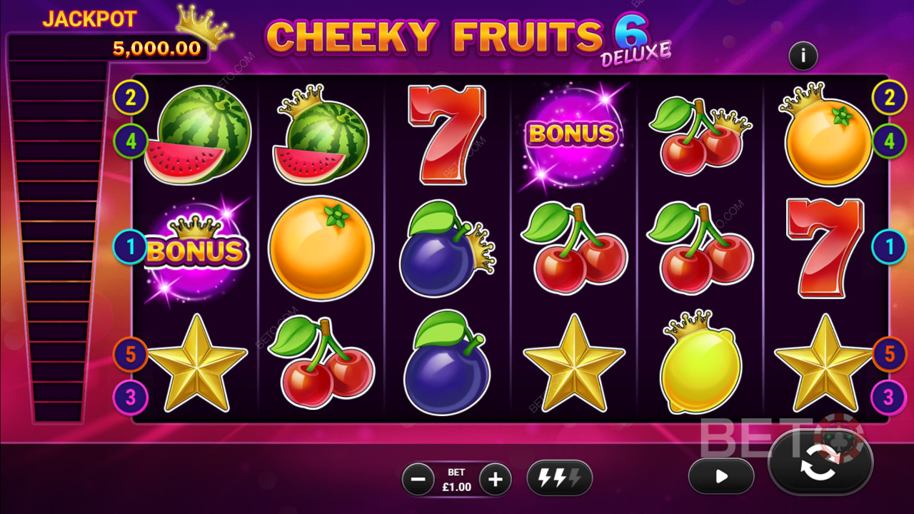 BETO স্লট দ্বারা Cheeky Fruits 6 Deluxe পর্যালোচনা
