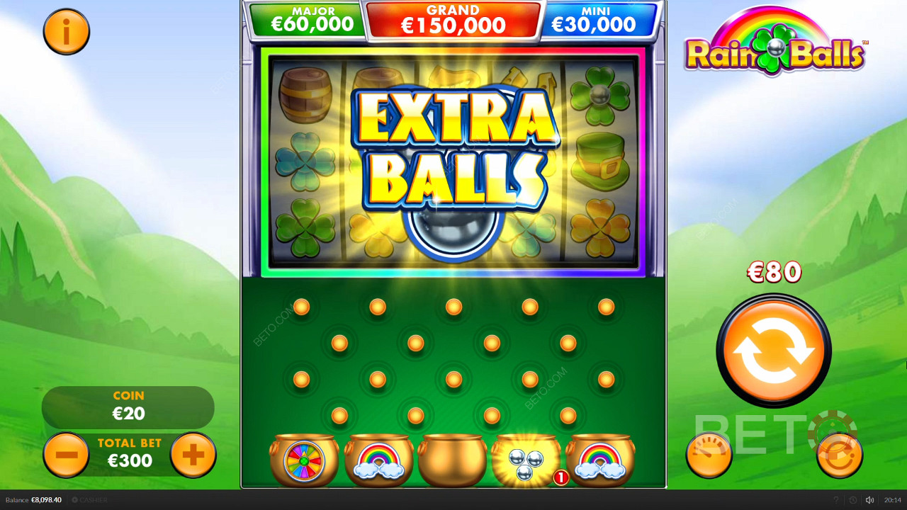 Rain Balls কিছু বাড়তি বল জেতা