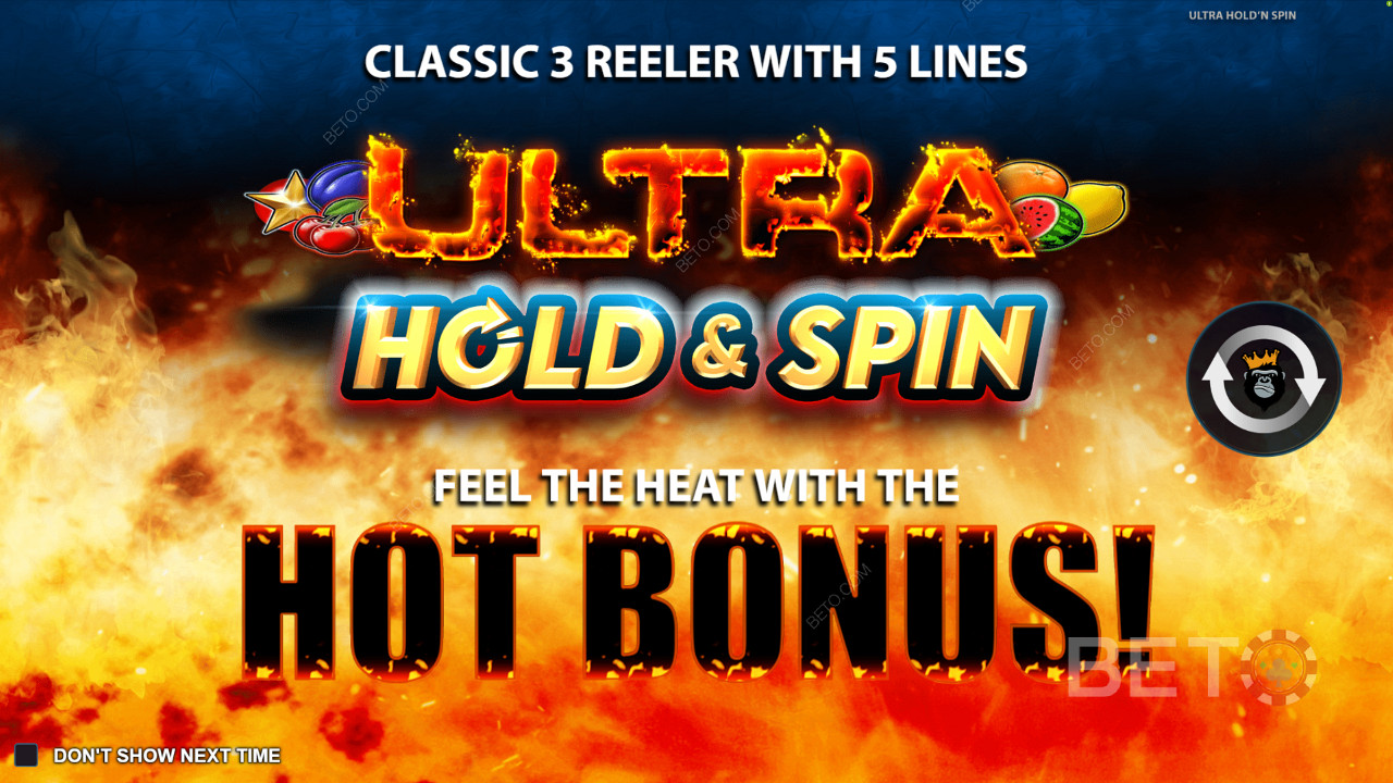 Ultra Hold and Spin এর ইন্ট্রো স্ক্রিন