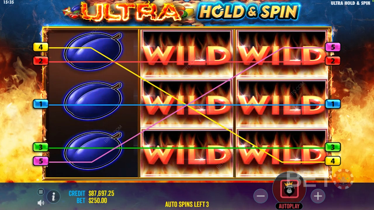 Ultra Hold and Spin এ বিস্তৃত বন্য