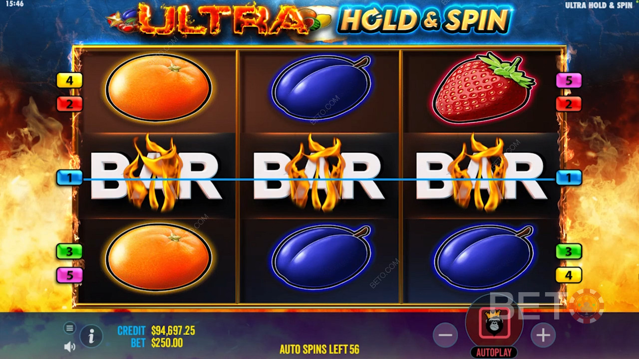 Ultra Hold and Spin এ বিশাল প্রতীক