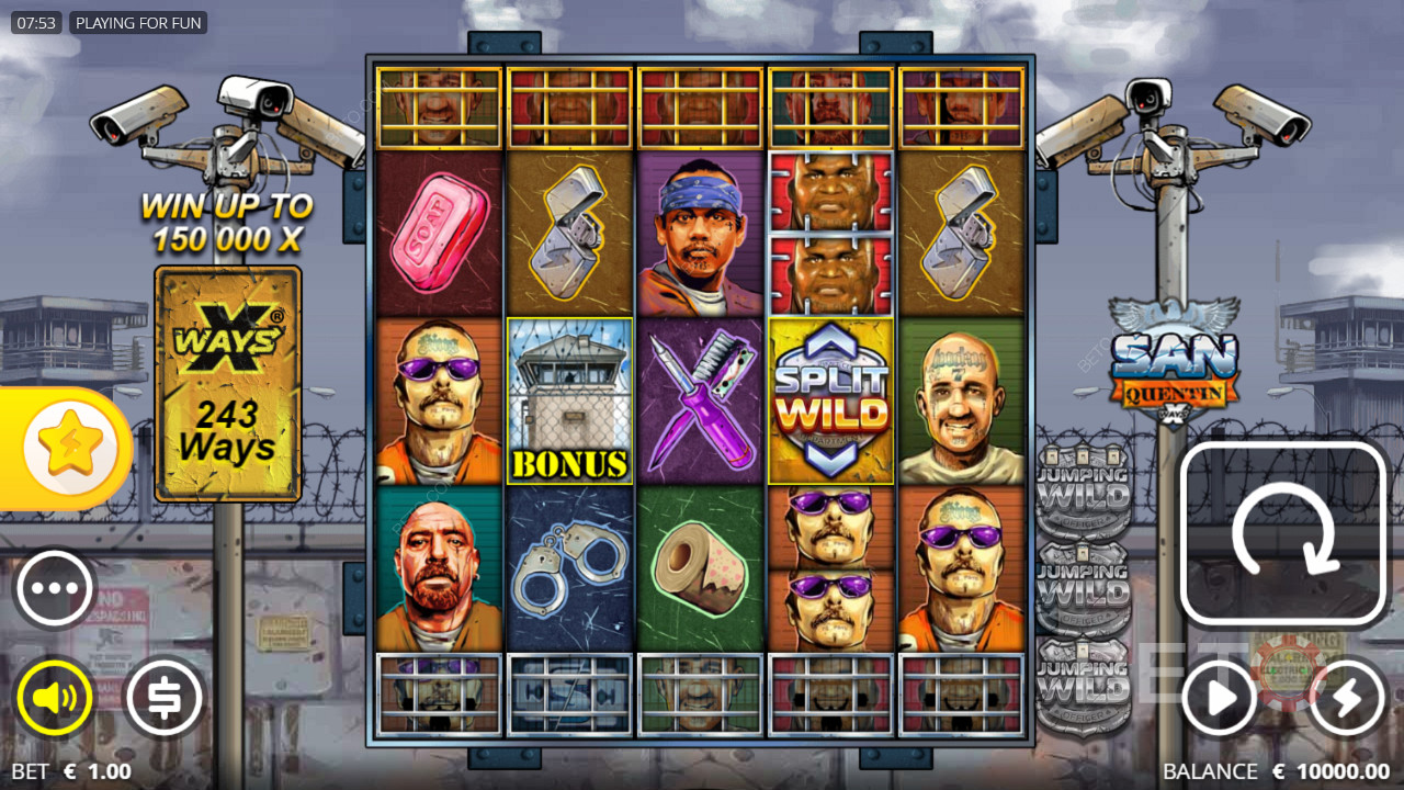 San Quentin xWays ভিডিও স্লট