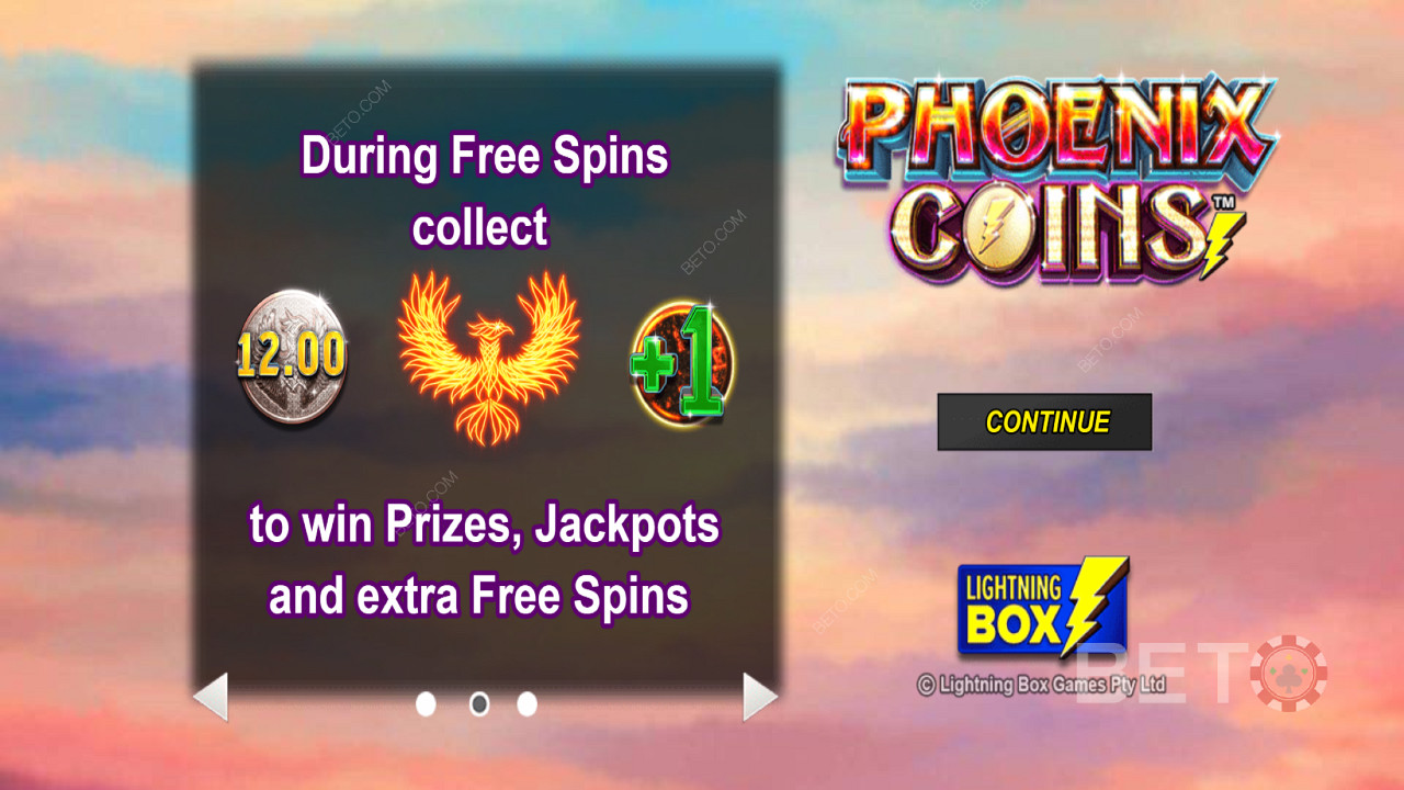 Phoenix Coins শুরুর পর্দা