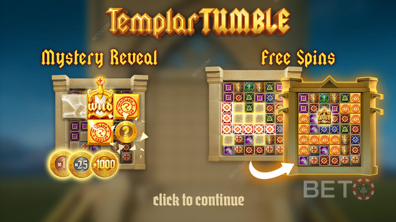 Templar Tumble ইন্ট্রো স্ক্রিন