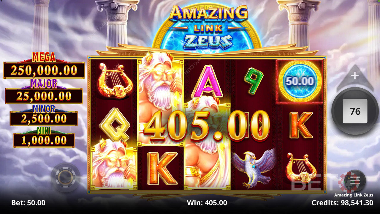 Amazing Link Zeus মেঘের উপরে উড়ে যান