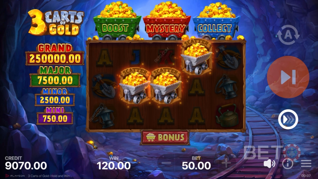 3 Carts of Gold: Hold and Win ফ্রি খেলুন